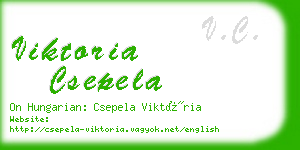 viktoria csepela business card